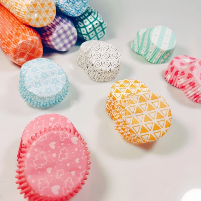 Forminha de Papel para Doces Kit c/100/200/300 Cores Sortidas - Confeitaria Festa Aniversário