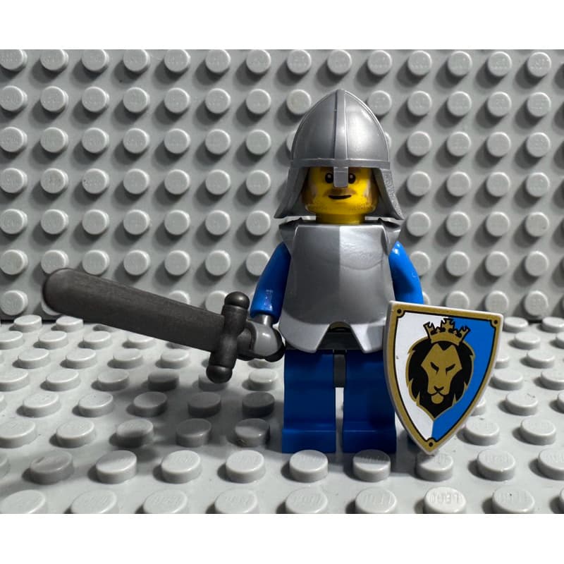 LEGO Castle Minifigura MOC Soldado do Castelo 7 peças Lego original