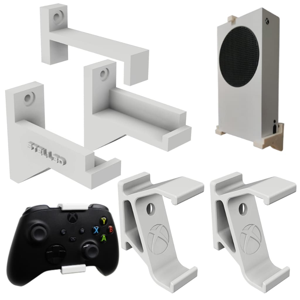 Kit Suporte de parede Para console e 2 controle compatível com Xbox Serie S 2022