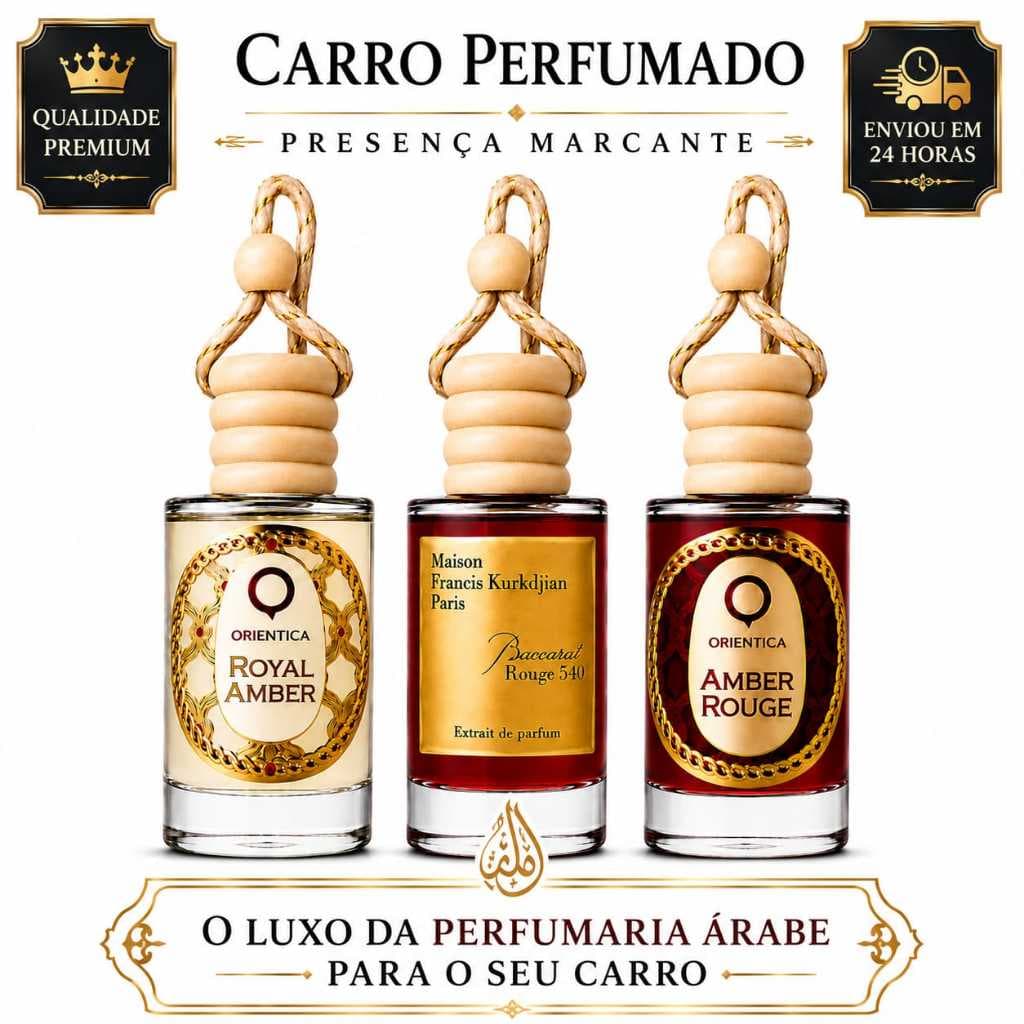 Aromatizador Automotivo Perfume Árabe Cheirinho para Carro Uber