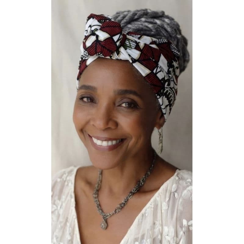 Faixa Turbante para Amarrar em Tecido Africano Capulana 30x110 cm Feminina/Faixa Turbante