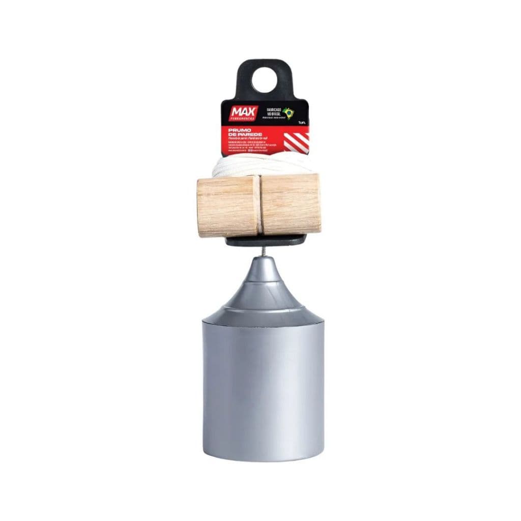 Prumo de Parede Profissional Max 400g Corpo Plástico