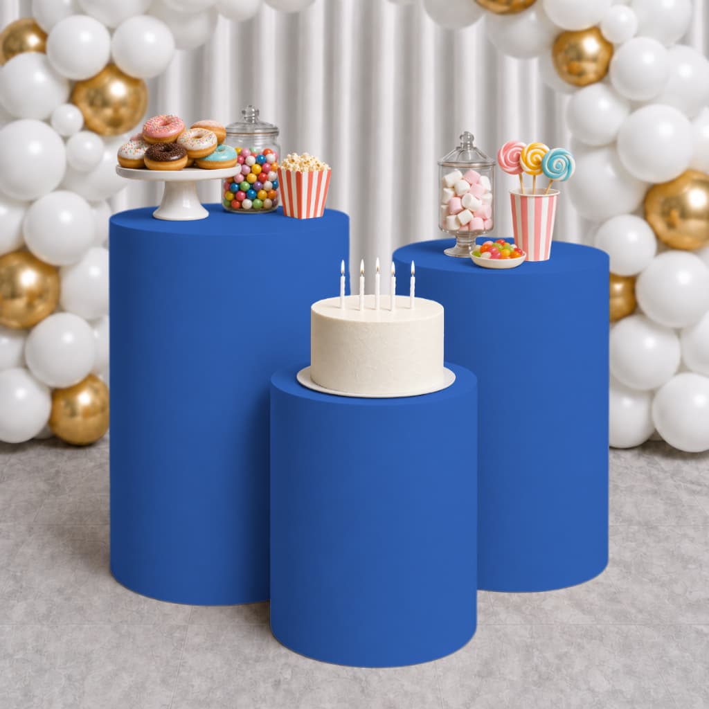 Kit Trio De Capa De Cilindro Festa Veste Fácil Várias Cores