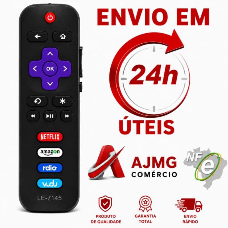 Controle remoto p\ roku express dispositivo de streaming
