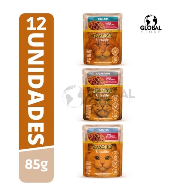 Sache original super saudável de alimento úmido para gatos Premium Special Cat