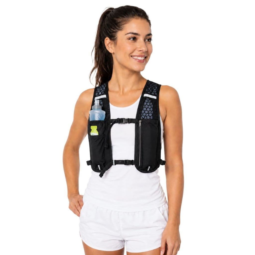 Colete Hidratação Corrida Ciclismo Refletivo Mochila Treino