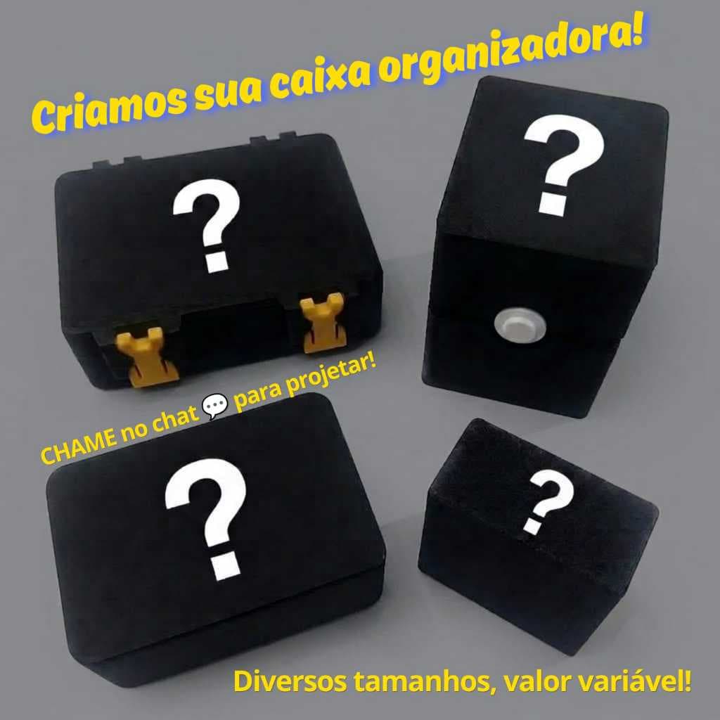 PORTA CARTAS |CAIXA ORGANIZADORA |DECK BOX PARA JOGO PERSONALIZADA (C/ OU S/SLEEVE) - VALOR VARIÁVEL