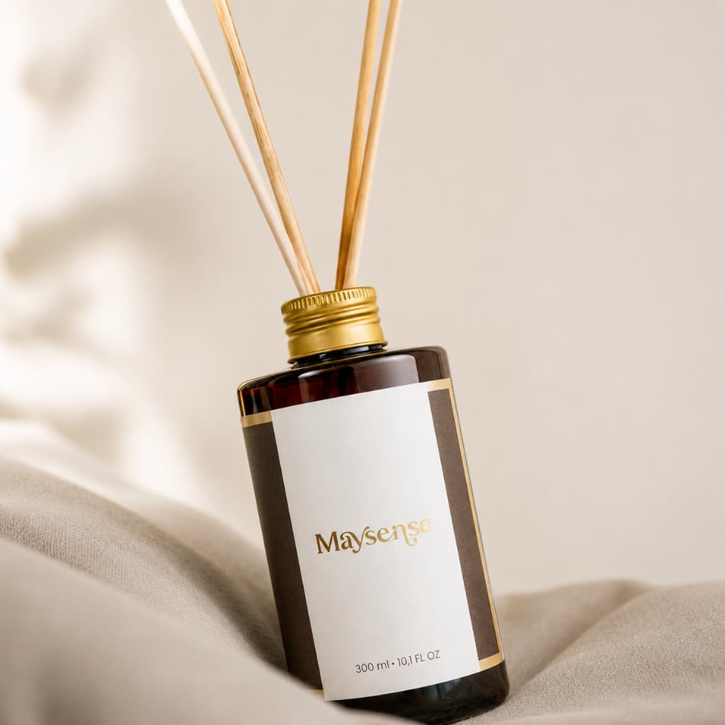 Difusor de Aromas 300ml Com Varetas Aromatizador de Ambiente Maysense