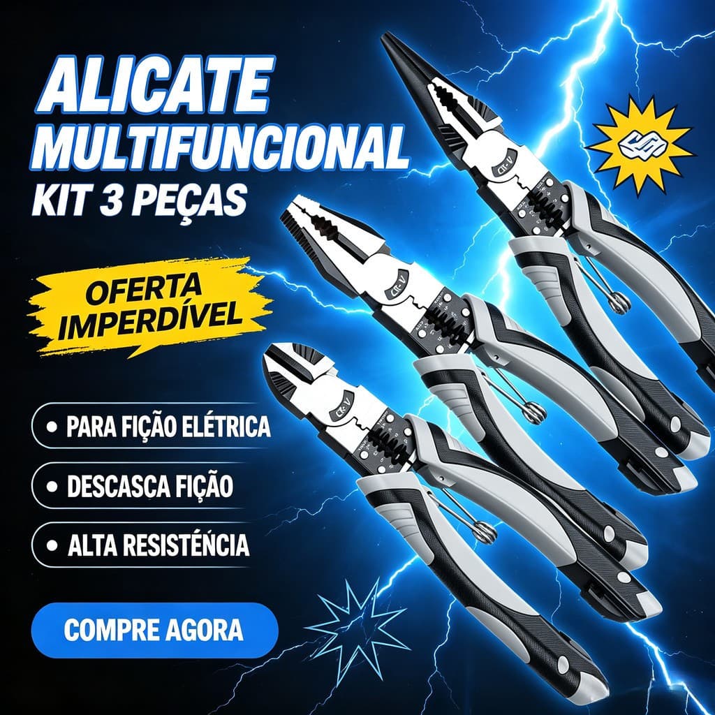 Alicate Diagonal Universal Multifuncional E Ponta Fina , Cortadores De Fio Para Eletricistas -F18