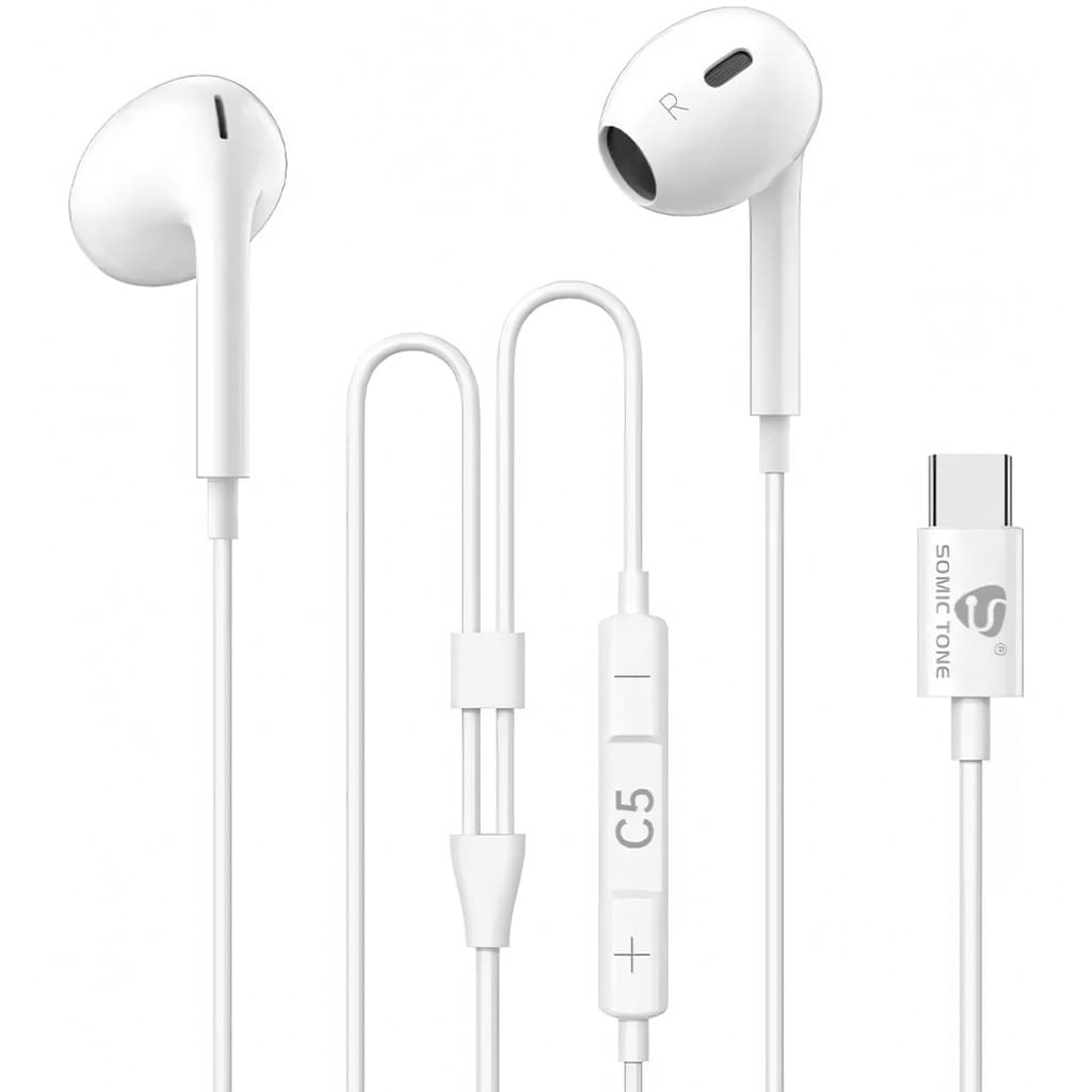 Fone Usb C Somic Tone C5 Com Microfone E Graves Profundos