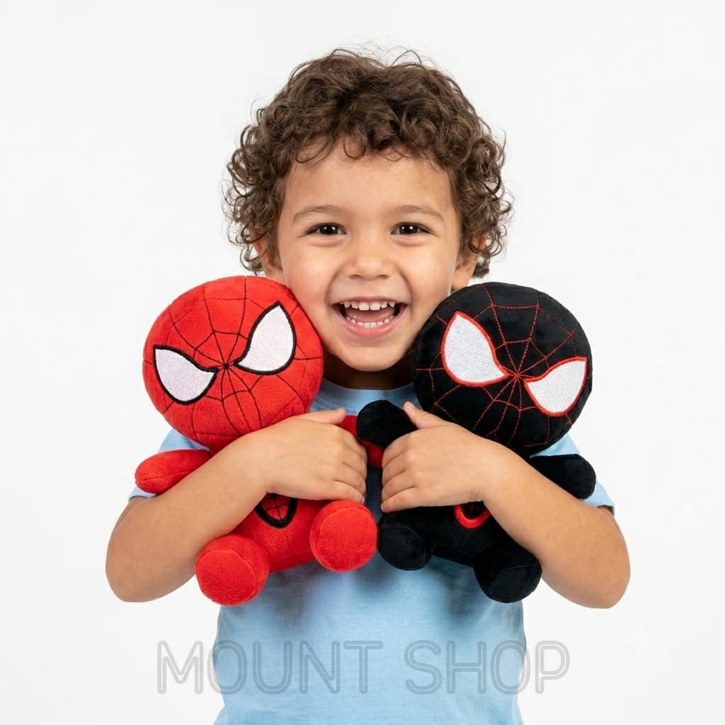 Brinquedo Pelúcia Homem Aranha 25cm Infantil Boneco Decoração Presente