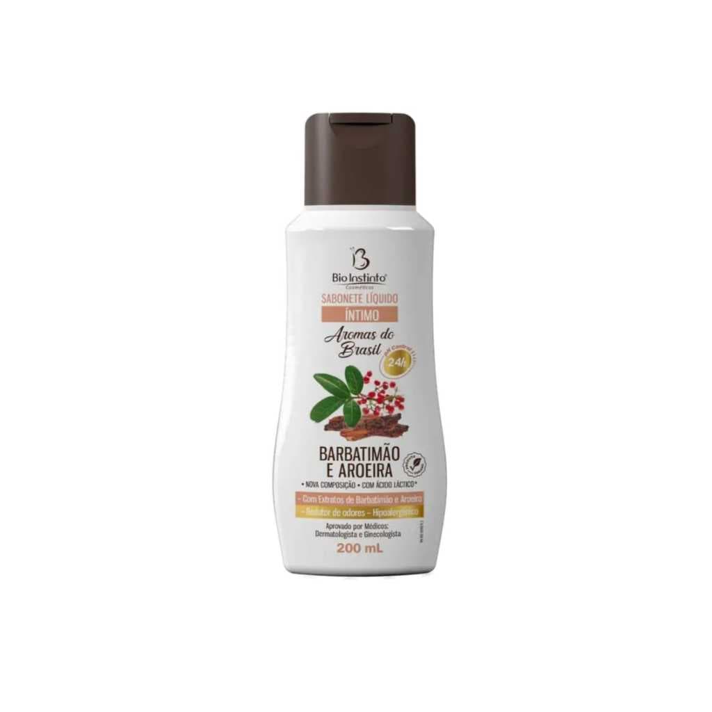 Sabonete intimo liquido batimão + aroeira da Bio instinto 200 ML cada