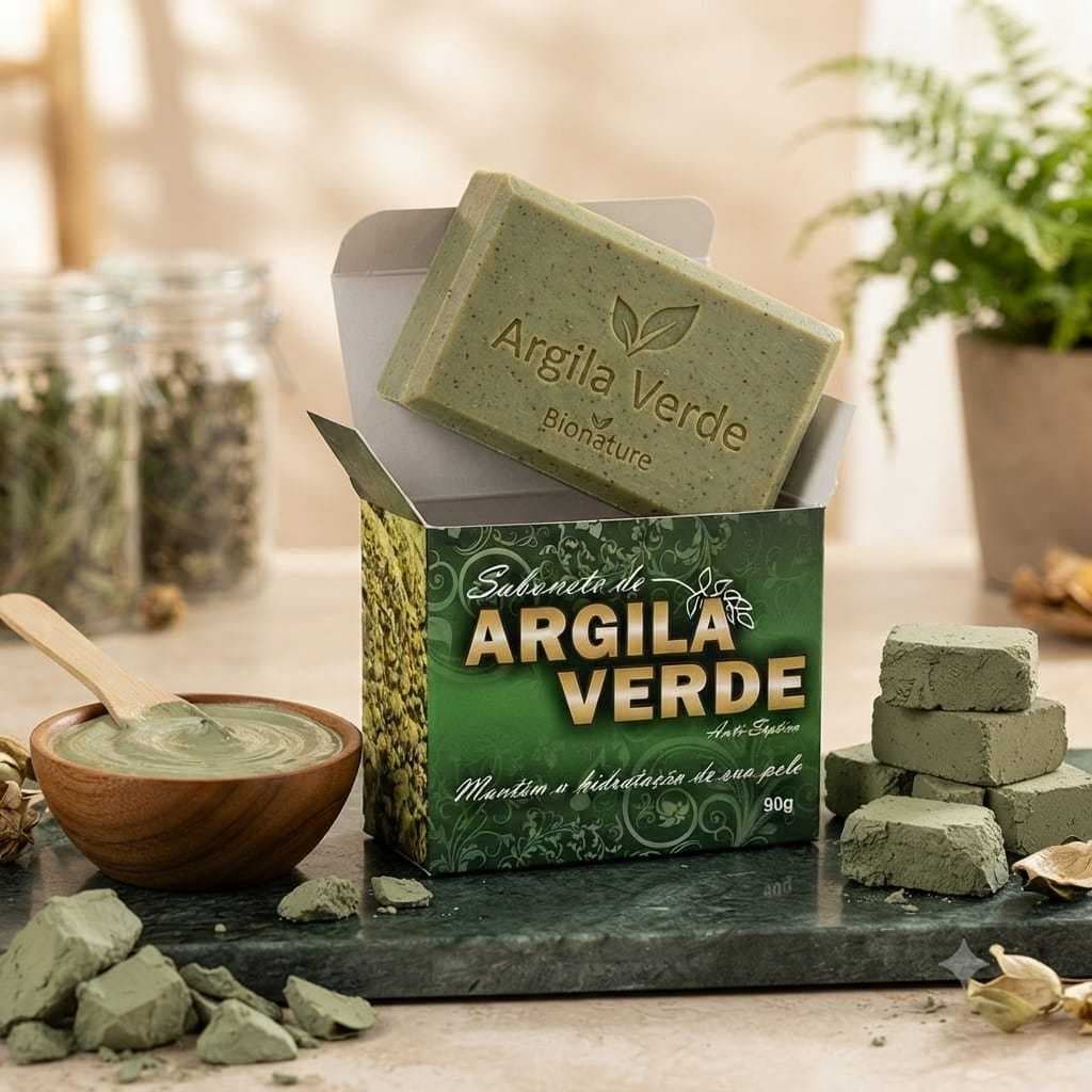 Sabonete de Argila Verde 90g Bionature