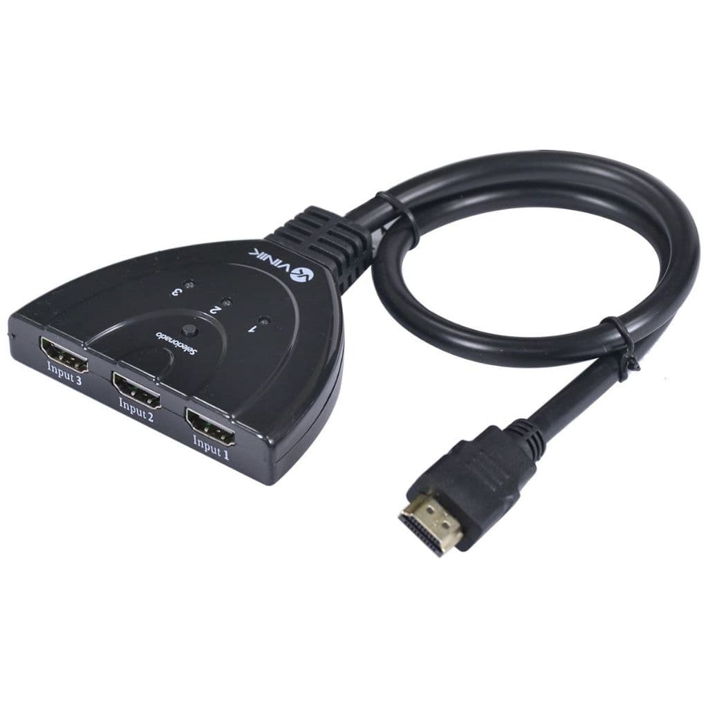 Switch Hdmi 3 Entrada 1 Saida 1.3V 3D 1080P Vinik