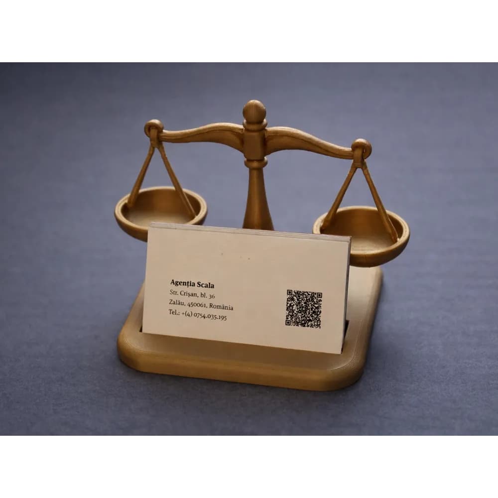 Porta-Cartão de Visitas Jurídico – Elegância e Autoridade para o Seu Escritório