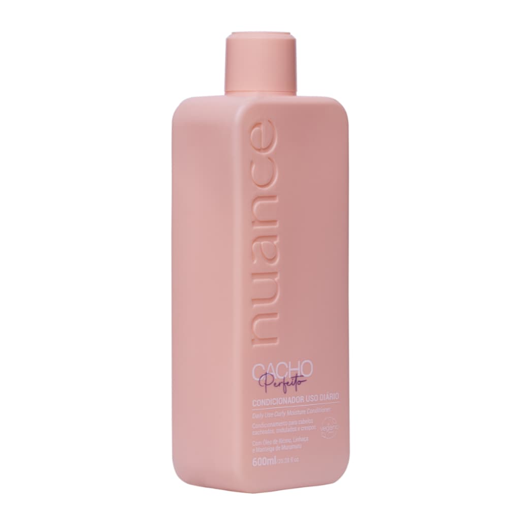 Condicionador Cacho Perfeito Nuance 600ml Uso Diário para Cachos