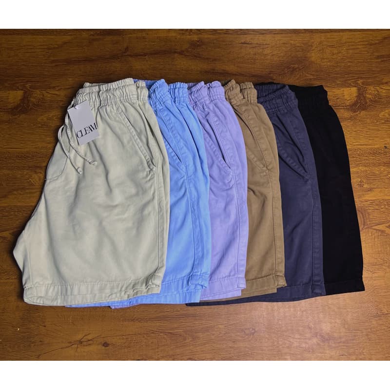 Short Mauricinho Sarja Premium Original 100% Algodão Peletizado