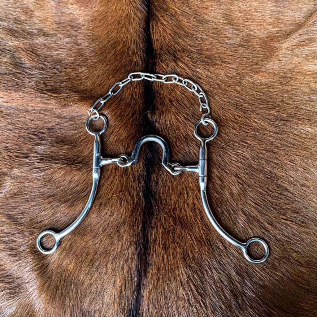 Freio Maluquinho Roliço Articulado Para Cavalos E Muares