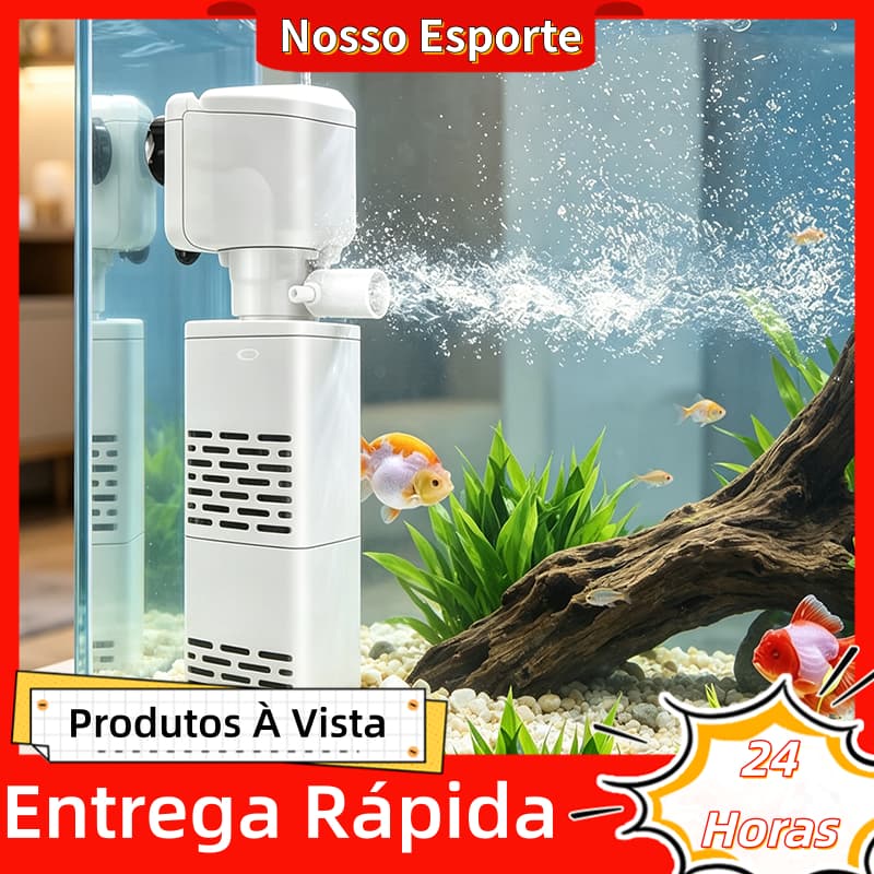 Aquaverso Fi-400 Filtro Interno 400l/h Para Aquários Até 40L - Brance