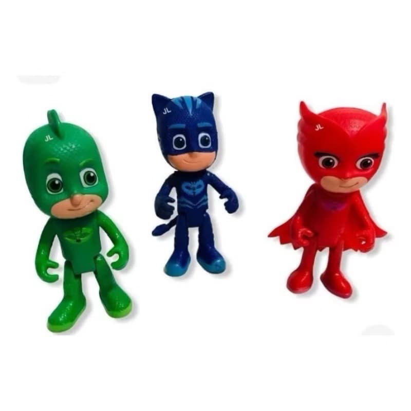 Bonecos Pj Masks com Luz 8cm – Brinquedo Infantil com Efeito de Luz