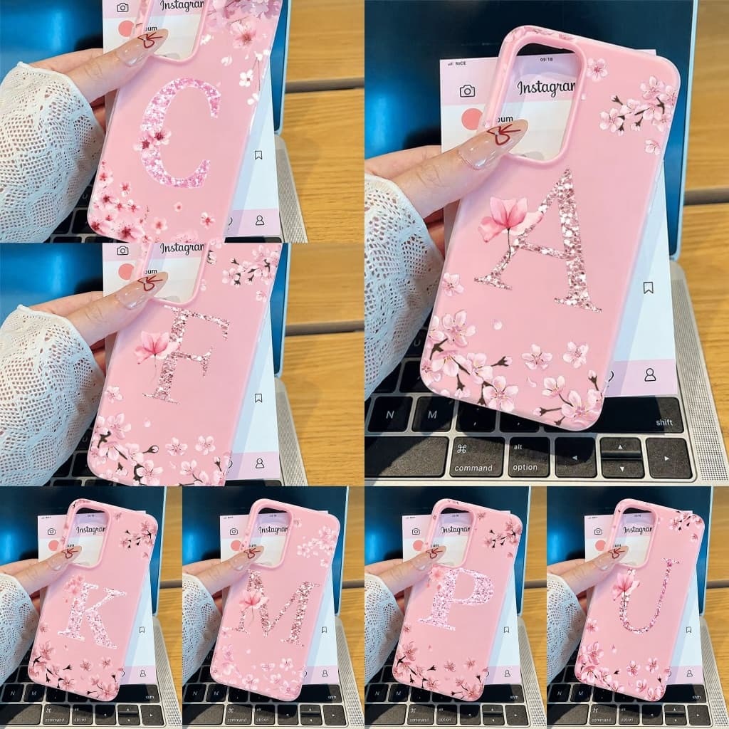 Personalização das Iniciais do Apelido Capa Para Samsung galaxy A71 4G Casais e Melhores Amigos Capinha