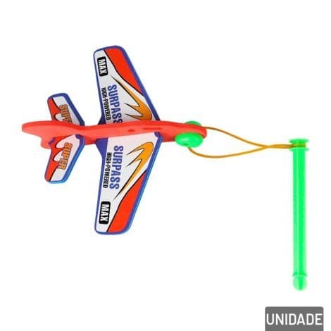 Avião de EVA 12,5cm com Lançador de Plástico