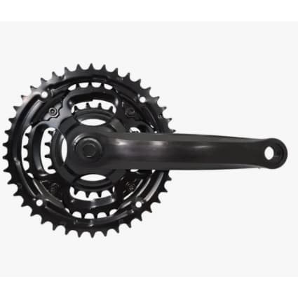 Pedivela Triplo MTB Aço 24/34/42 Dentes para Eixo Ponta Quadrada