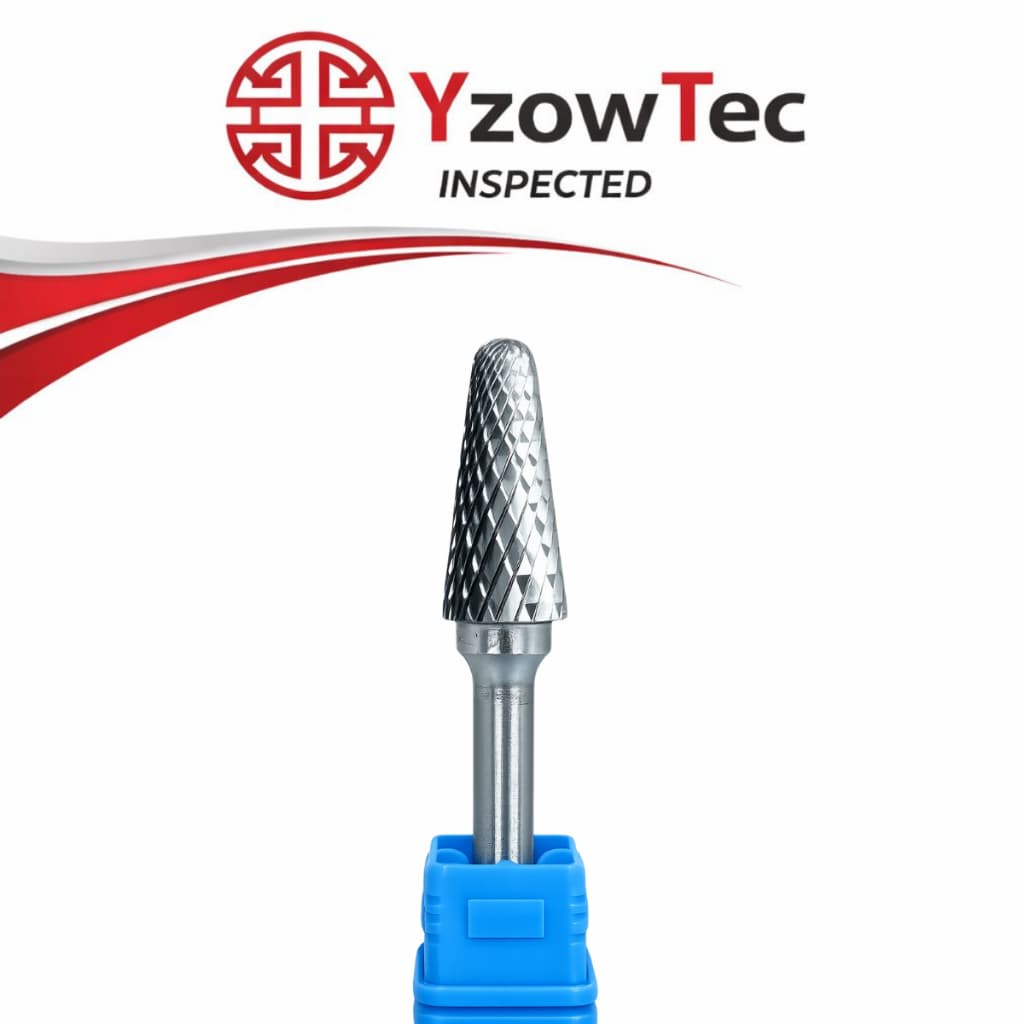 Lima Rotativa Cônica Metal Duro 10x20mm Corte Duplo Yzowtec
