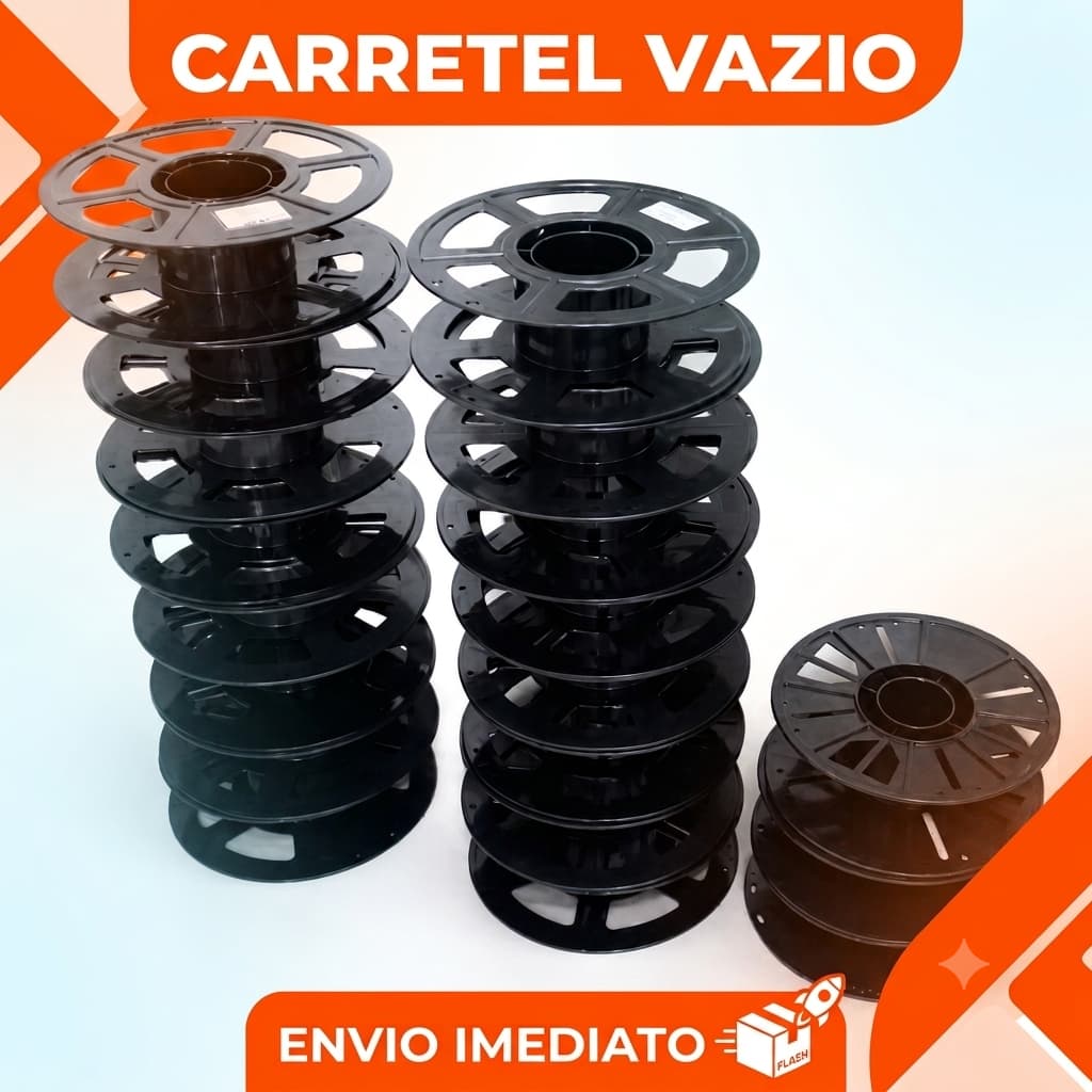 Carreteis Plástico Vazios para Filamento, Fios, Correias, Correntes