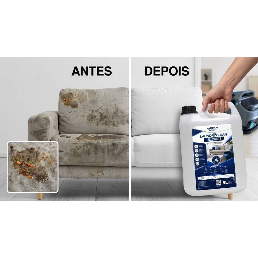 Poderoso Tira Manchas Para Extratoras Laundry Clean 5L National Quimica
