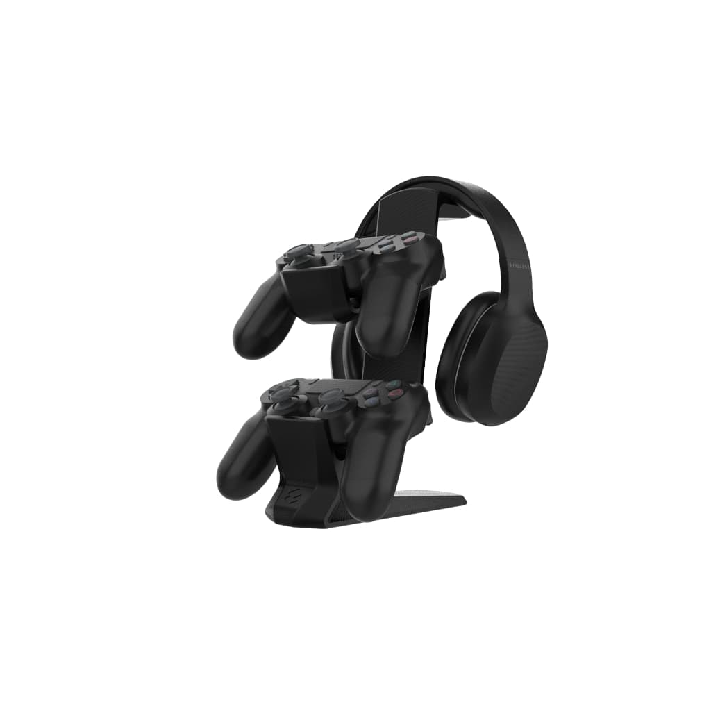 Suporte De Mesa 2 Controles E Headset Compatível com Ps3 Ps4 Ps5