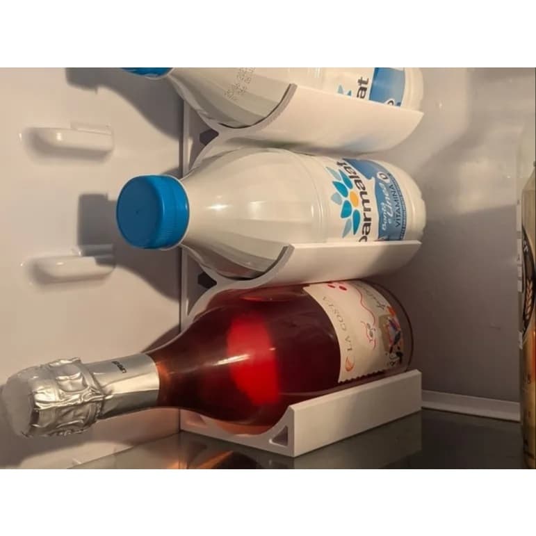 Suporte Organizador para Garrafas de Geladeira Premium