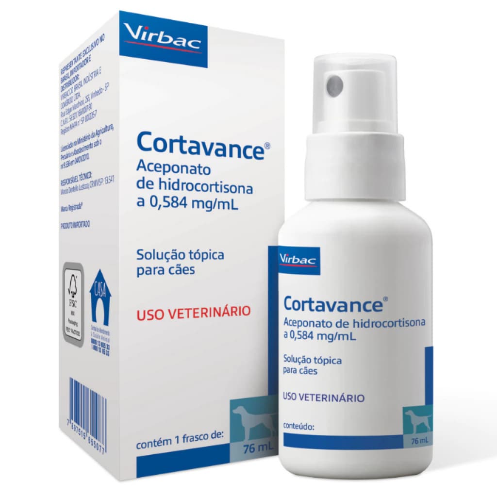 Anti-Inflamatório Virbac Cortavance Spray 76ml