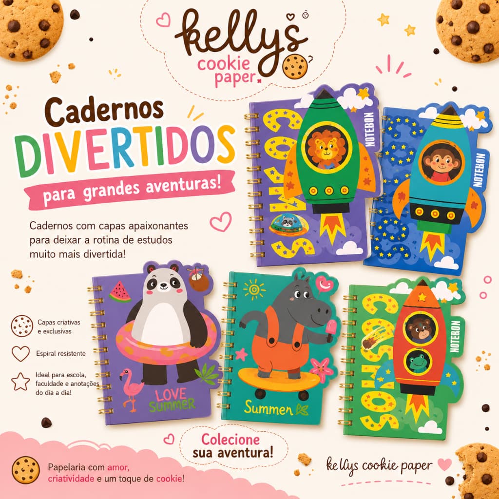Caderno A6, caderno de anotações com capas fofas, Macaco, Leão, Panda, Hipopótamo, Raposa e Sapo