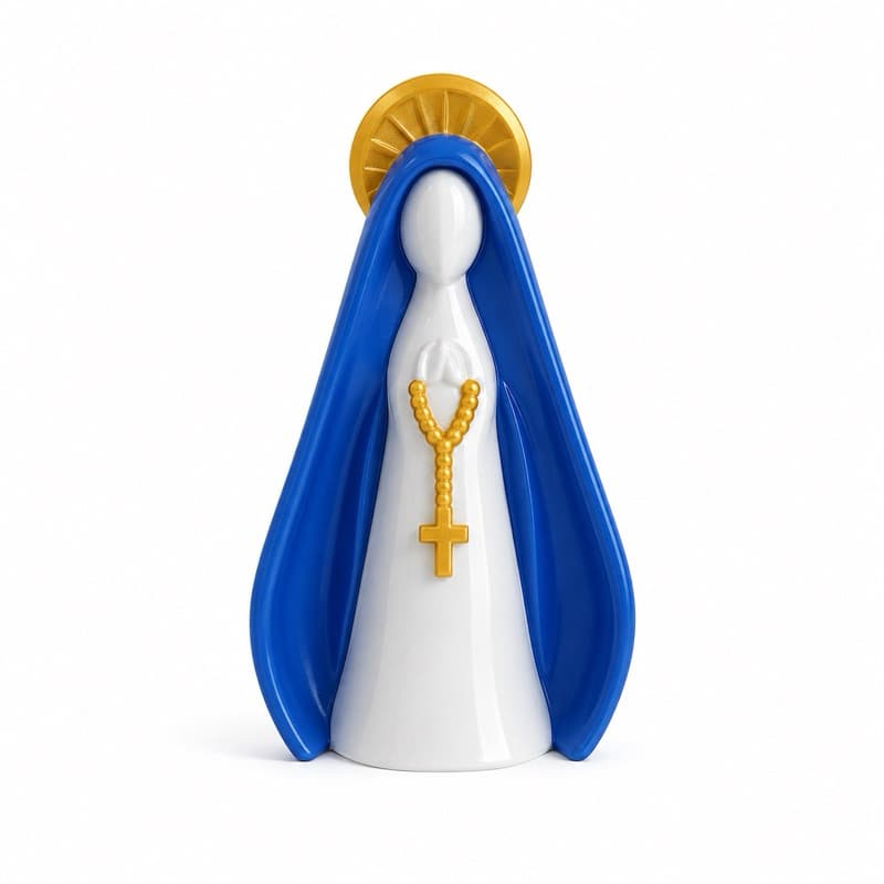 Imagem Nossa Senhora Decorativa – Decoração Religiosa, Presente de Fé e Devoção