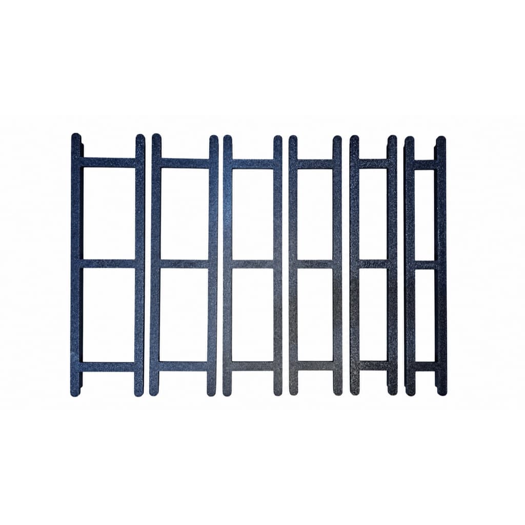 Kit Com 6 Moldes Para Tiras Paralelas Infinitas Para Cerâmica Premium