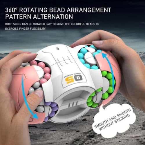 Fidget Cubo Espacial 8 Faces Brinquedo Educativo Anti Stress Quebra Cabeça Infantil