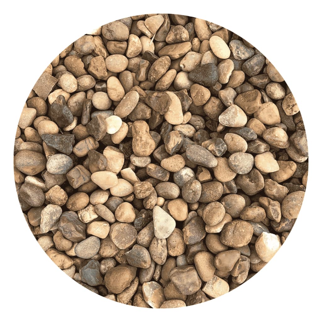 Pedra de Rio Decorativa 5kg Seixo Natural para Jardins Vasos e Paisagismo