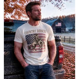 Camiseta Texas Country Masculina Camisa Algodão 30.1