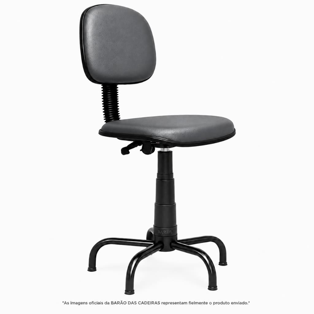Cadeira Costureira Universal Nr17 - CINZA CHUMBO