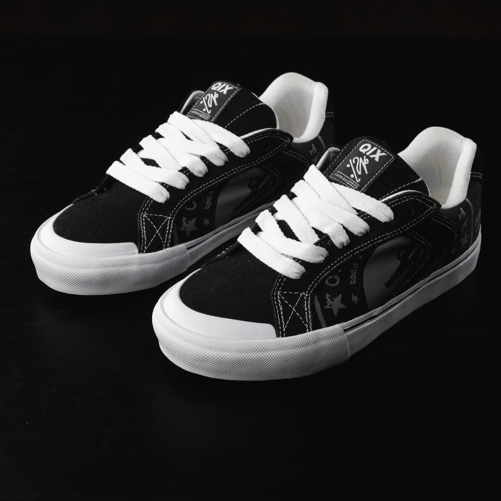 Tênis QIX Chorão Park House Original Estampado Skate Camurça