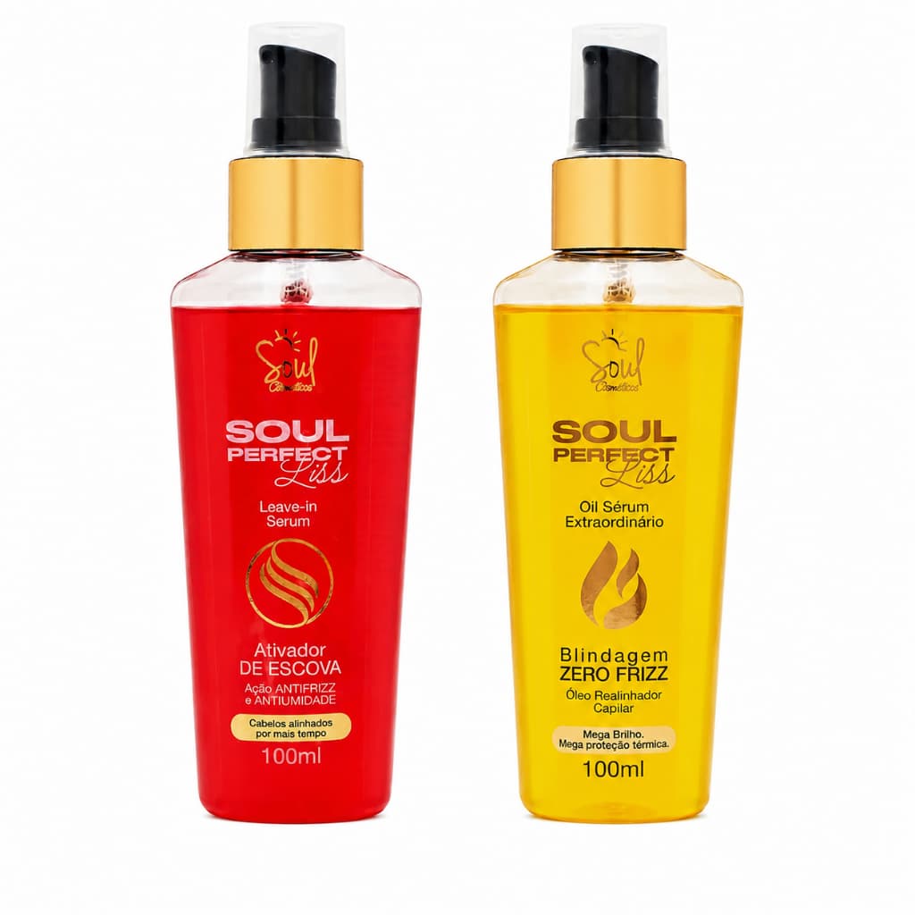 Kit Soul Perfect Liss Leave-in Ativador E Oil Serum Zero Frizz