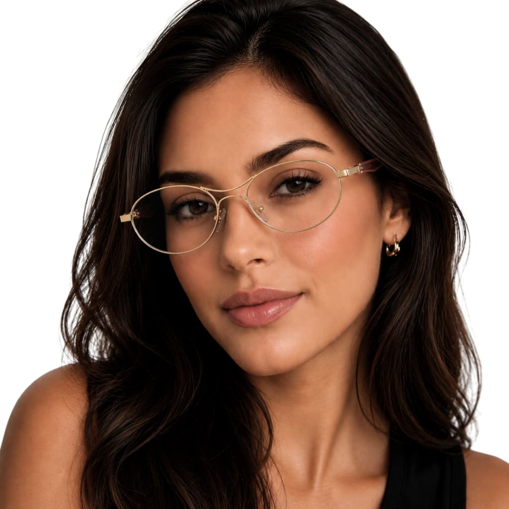 Óculos Vivi Metal De Grau Feminino Personalizado
