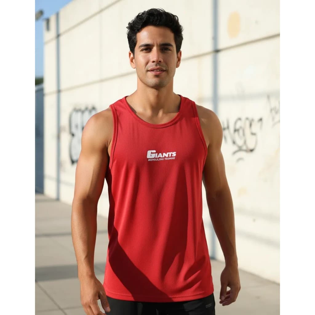 Camiseta Regata Masculina Tradicional Giants Poliéster
