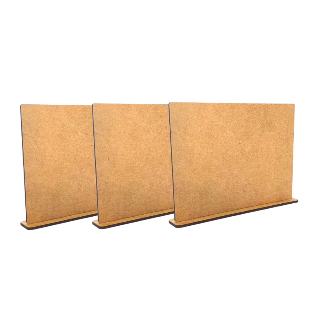 60 a 100 Kit Display Porta retrato Horizontal 12x16 Centro Mesa MDF Personalizar Adesivar Pintar 10x15