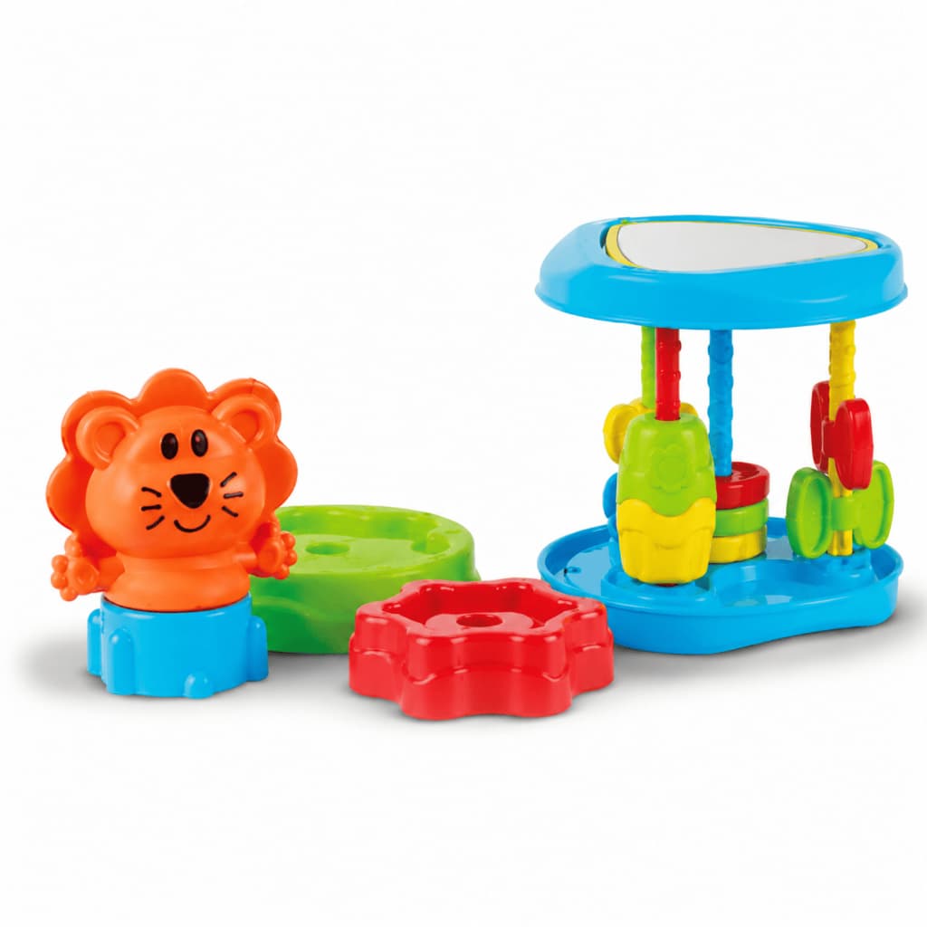 Baby Rolotim Maral Brinquedo Educativo com Espelho e Peças Empilháveis