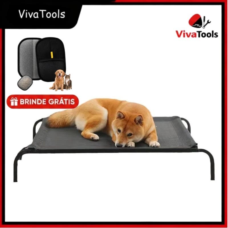 Cama Suspensa para Pets com Material Respirável