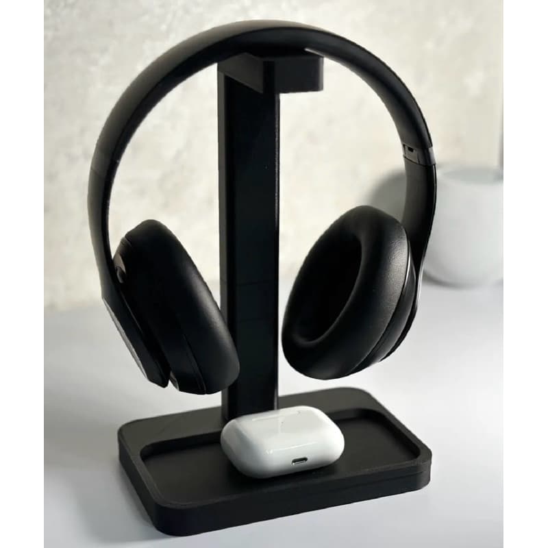 Suporte de Mesa para Headset Gamer 3D com Design Minimalista em PLA