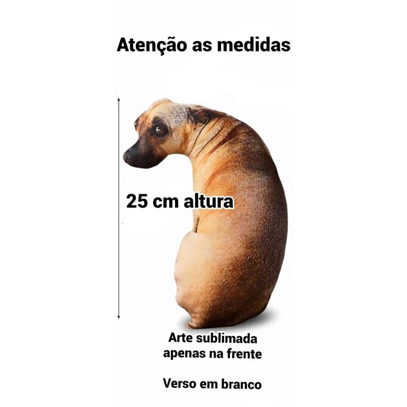 Almofada decorativa, contornada, presente divertido, memes e personagens. 25cm a 30cm.
