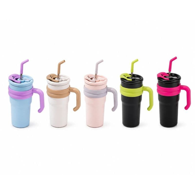 Copo Termico Quencher Com Canudo 800ML